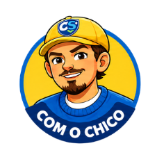 Chico dos Seguros na área de cliente